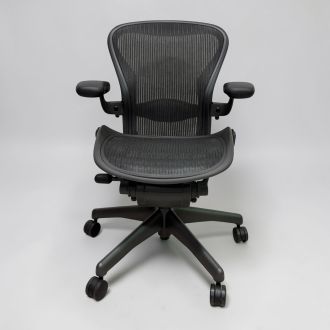 Refurbished Herman Miller Aeron Chair - Graphite Mesh