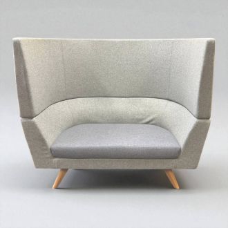 Used Orangebox 2 Seater Booth Sofa