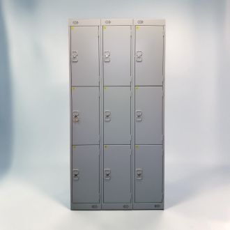 Second Hand 9 Door Locker – Light Grey