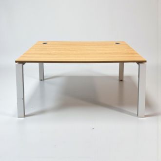 Used Birch Bench Desk - 1400mm - Front