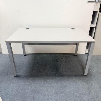 Used Grey Bench Desk - Front