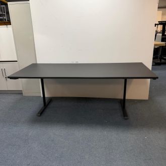 Used Black Flip Top Meeting Table