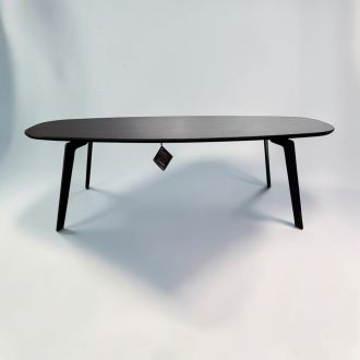 Second Hand Fritz Hansen Elliptical Coffee Table – Black - Front