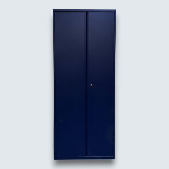 Used Bisley Stationery Cupboard - Oxford Blue - Front