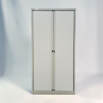 Used Bisley Tambour Cupboard - 1970mm Height - Front