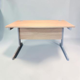 Second Hand Urban Oak Office Desk - Front
