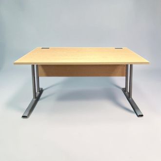 Second Hand Maple Office Desk - Cantilever Legs