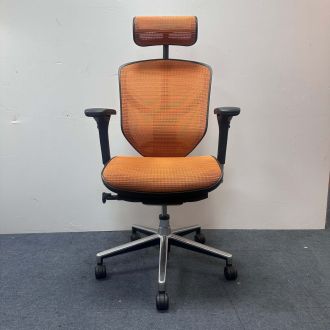 Second Hand Enjoy Office Chair with Headrest - Front
