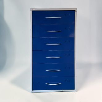 Second Hand BH Amerson 6 Drawer Medical Filing Cabinet - Front