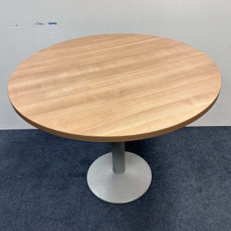 Used Frovi Round Cherry Meeting Table