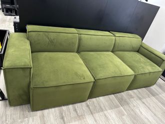 Used Swyft Model Green 3 Seater Sofas