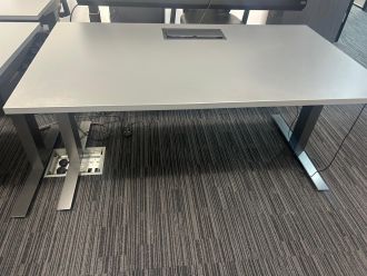 Used Grey Sit/Stand Desk