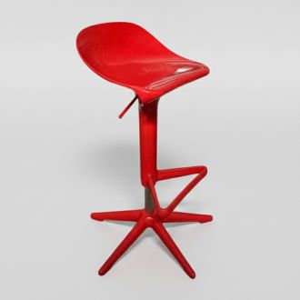 Used Kartell Red Bar Stool