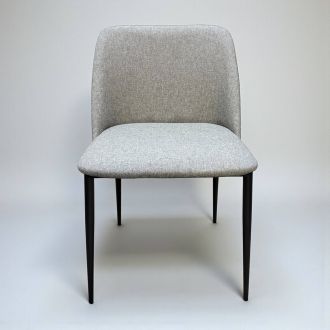 Used Fabric Lobby Chair - Grey - Front