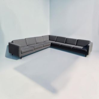Second Hand BoConcept Osaka L-Shaped Sofa – Dark Grey - Main