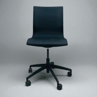 Second Hand Black Mesh Office Chair - Black Frame
