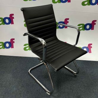 Second Hand Ribbed Back Meeting Chair