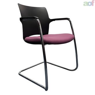 Second Hand Meeting Chair - Pink Seat