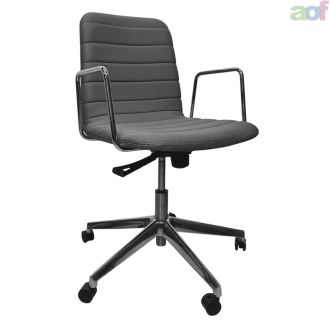 Used Senator Grey Fabric Meeting Chair