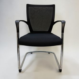 Used Techo Sidiz T50C Mesh Back Meeting Chair - Front