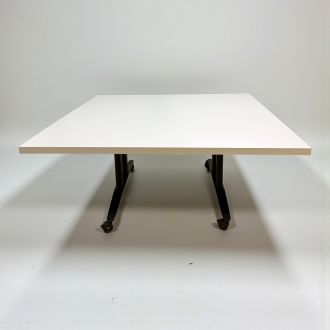 Used White Flip Top Table
