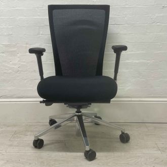 Used Sidiz Office Chair - Chrome Base - Front