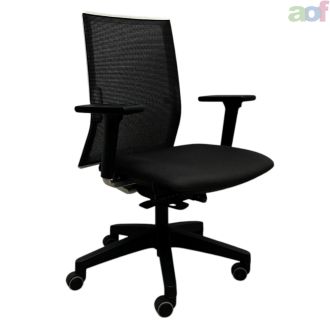 Second Hand Mesh Back Office Chair - Black