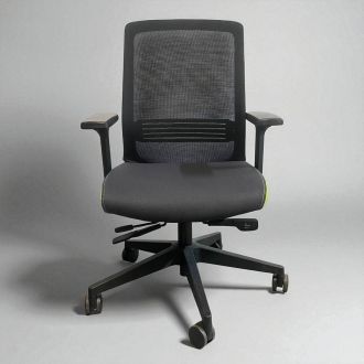Used Elite Mesh Back Office Chair - Grey & Green
