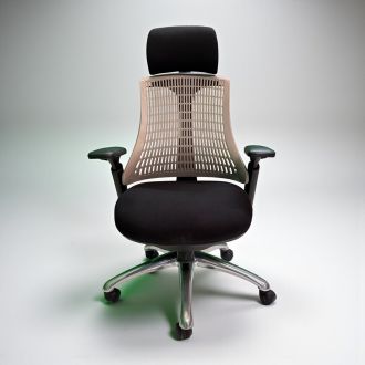Used Office Chair - Black & Cream