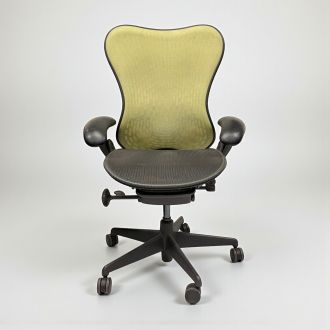 Used Herman Miller Mirra Chair - Graphite & Yellow