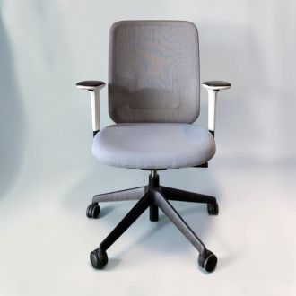 Second Hand Orangebox Do Office Chair – Grey & White - Front