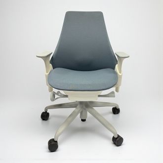 Used Herman Miller Sayl Chair - Grey/Blue - Front