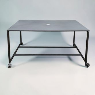 Second Hand Black High Table - Front
