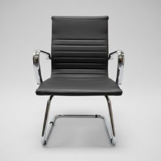 Used Ribbed Back Meeting Chair - Front