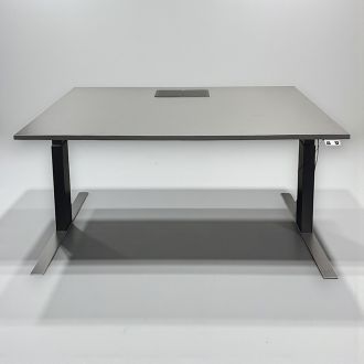 Used Anthracite Sit/Stand Desk - Front