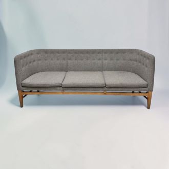Second Hand Grey Fabric Sofa