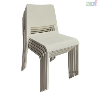 Used Stacking Chairs - Set of 5 - Stacked