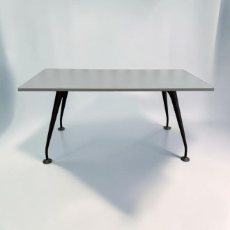 Second Hand Anthracite Meeting Table - Front