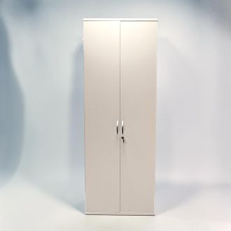 Used White Stationery Cupboard - Front
