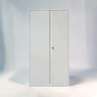 Second-Hand White Stationery Cupboard - Front
