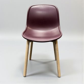 Used Hay Burnt Red Shell Chair - Front