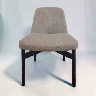 Used Knoll Studio Visitor Chair - Grey - Front
