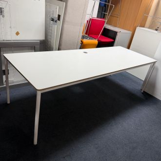 Used White Boardroom Table