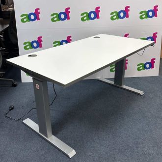 Second Hand White Sit/Stand Desk