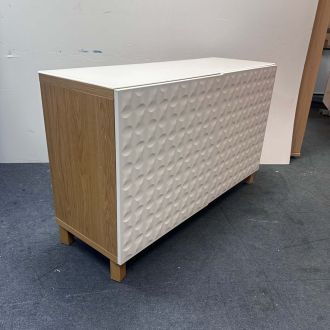 Used Oak & Grey Credenza Unit
