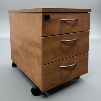 Used Beech 3 Drawer Pedestal