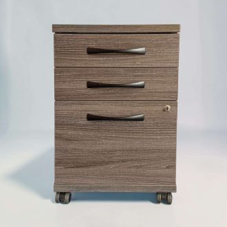 Second Hand Royal Oak Mobile Pedestal - Front