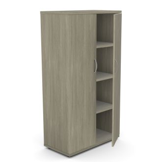 Unite Plus 2 Door Wooden Cupboard - 1490mm-Wood - Arctic Oak