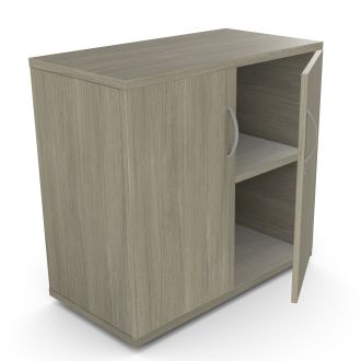 Unite Plus 2 Door Wooden Cupboard - 770mm-Wood - Arctic Oak