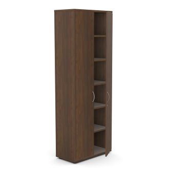 Unite Plus 2 Door Wooden Cupboard - 2210mm-Wood - Antique Walnut
